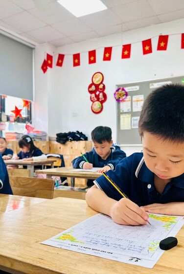 Cuộc thi viết chữ đẹp học sinh cấp trường 2025